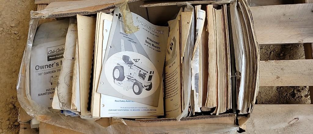 PALLET OF MISCELLANEOUS MANUALS