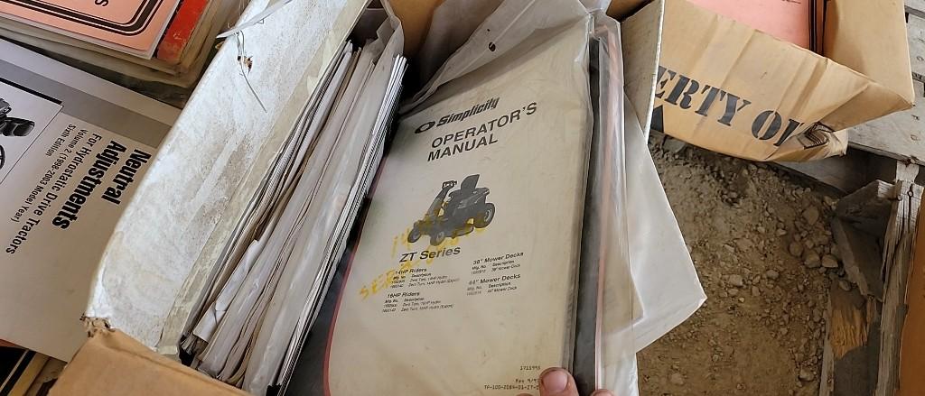 PALLET OF MISCELLANEOUS MANUALS