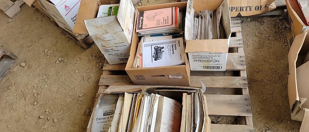 PALLET OF MISCELLANEOUS MANUALS