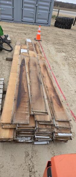 (65) PIECES OF CEDAR SIDING