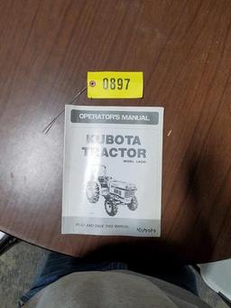 Kubota L4300 Tractor Manual