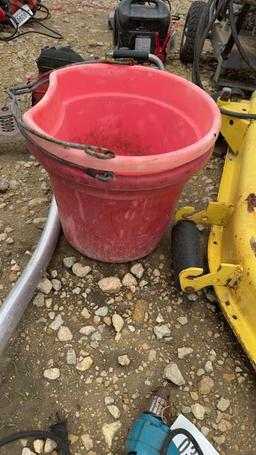 (2) HORSE FEED BUCKETS