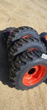 NEW FORERUNNER 10-16.5 TIRES ON RIMS FOR BOBCAT