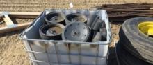 TOTE OF PRESS WHEELS