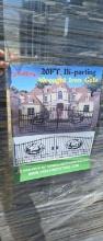 (2) GREAT BEAR 20'  BI-PARTING WROUGHT IRON GATES