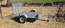 ALUMINUM DECK TRAILER - NO TITLE