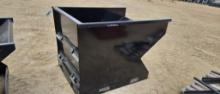 2.0 C.Y. SKID STEER HOPPER WITH FORK POCKETS