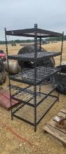 5 SHELF METAL STORAGE RACK