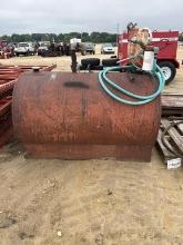 300 GALLON FUEL BARREL WITH GASBOY PUMP