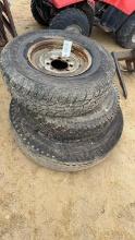 (2) 235/85R16 TIRES ON RIMS