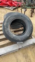 (2) 15" 4-RIB TIRES OFF IH 1066 TRACTOR