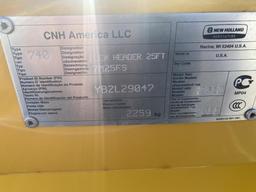 2011 New Holland 740CF-25 Flex Header, 25',