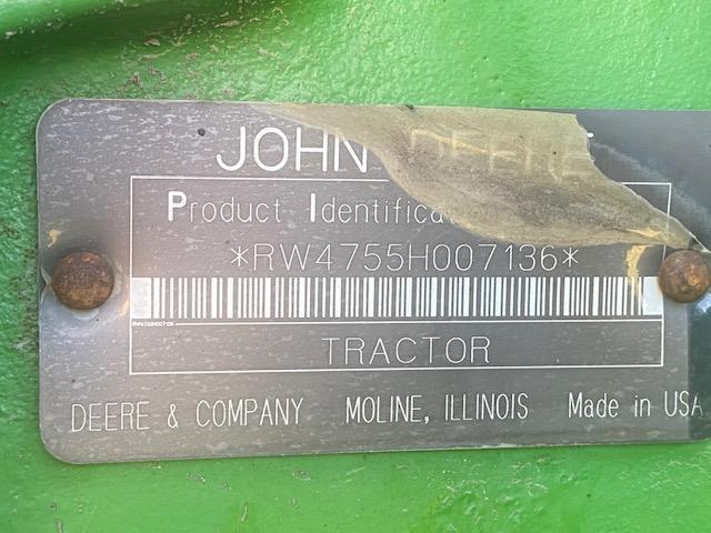 1991 JD 4755 Tractor,