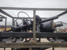 Mower King Heavy Duty Skid Steer Auger 3 Bits +