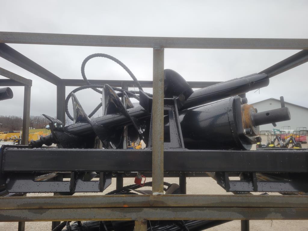 Mower King Heavy Duty Skid Steer Auger 3 Bits +