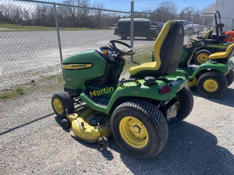 2012 John Deere X534, Hydro, All Wheel Steer-run +