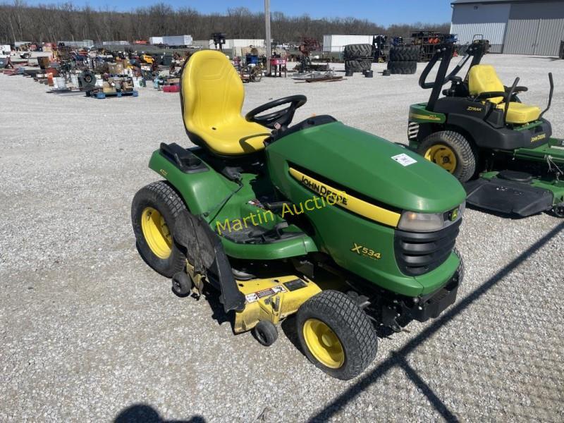 2012 John Deere X534, Hydro, All Wheel Steer-run +