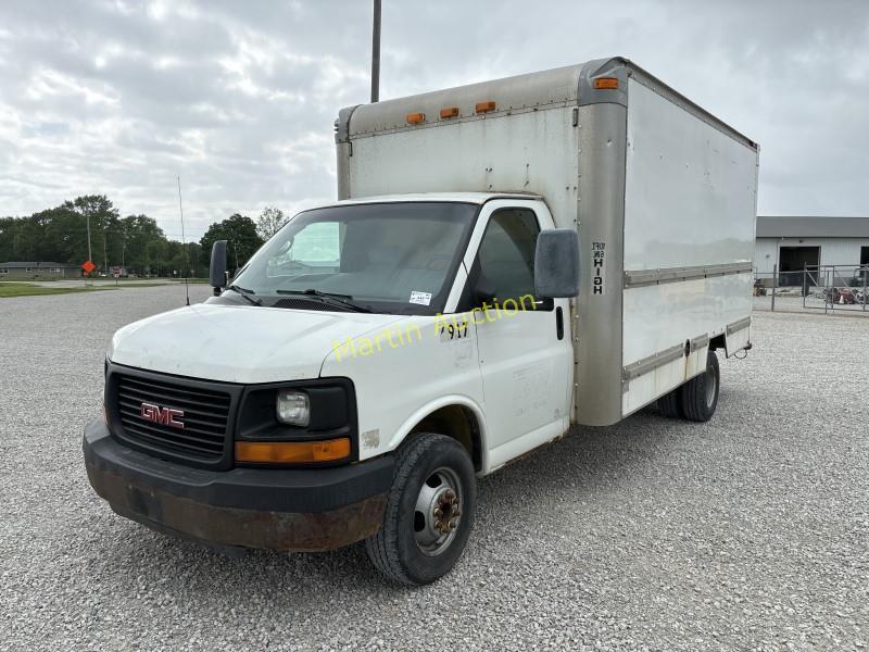 2007 Gmc Savanna G3500 Cutaway Box Van Vut