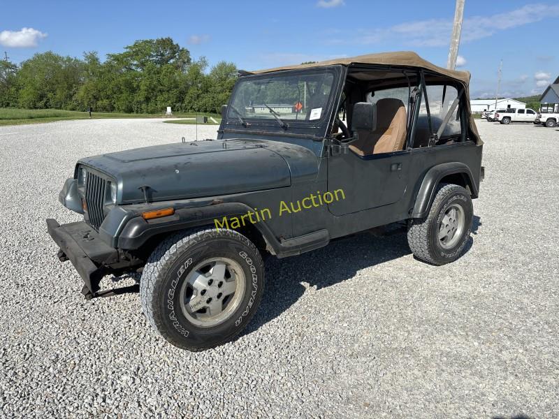 1993 Jeep Wrangler, 6cyl, Auto Trans