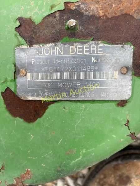 John Deere 1400 72" Mower +