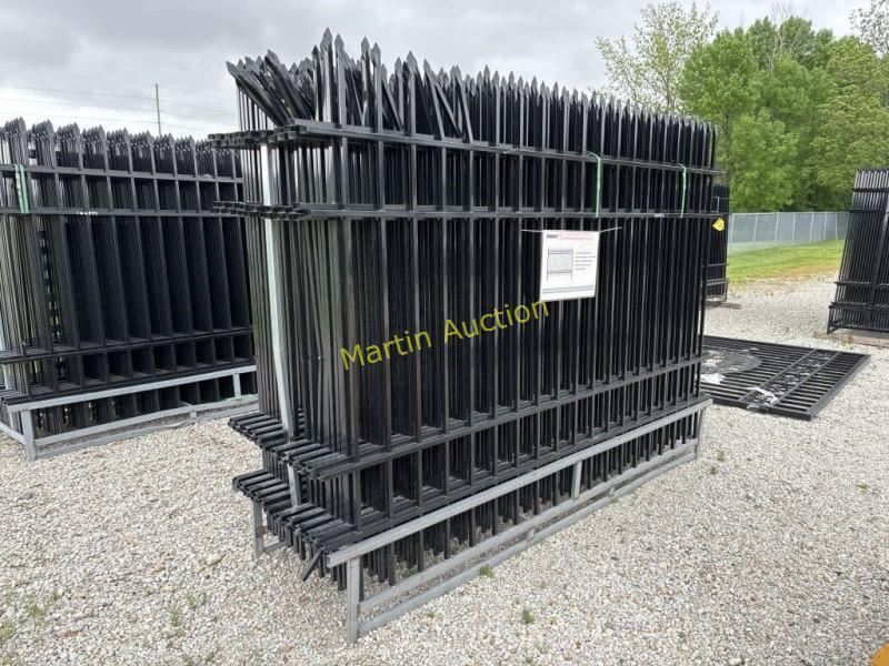 Iron Site Fence 7x10 (22 Panels, 23 Posts)