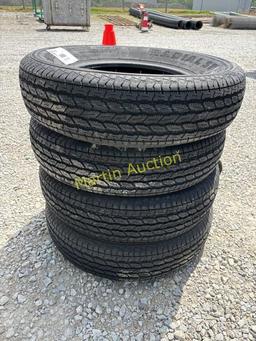 Radial Trailer Tires (4) New