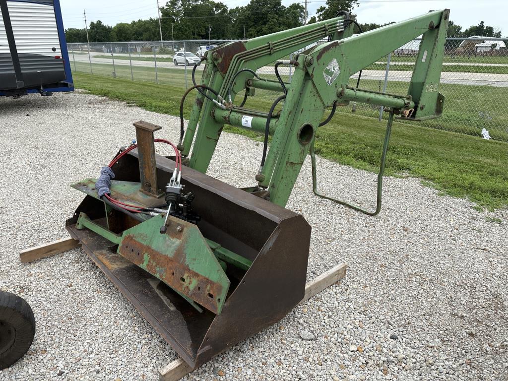 JD 148 loader, w/ valve and joystick; Wilson Closeout 217-620-9660
