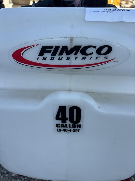 JD Tractor Mount Sprayer