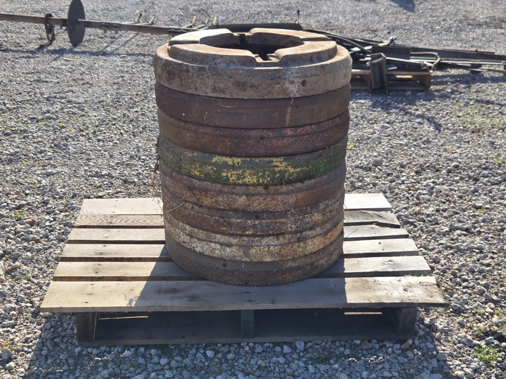 Round Massey Harris Rear Weights (8) $x8