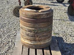 Round Massey Harris Rear Weights (8) $x8