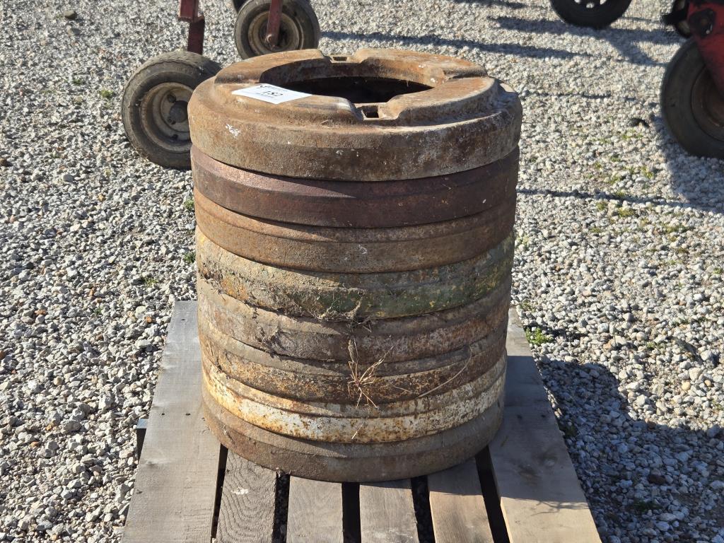 Round Massey Harris Rear Weights (8) $x8