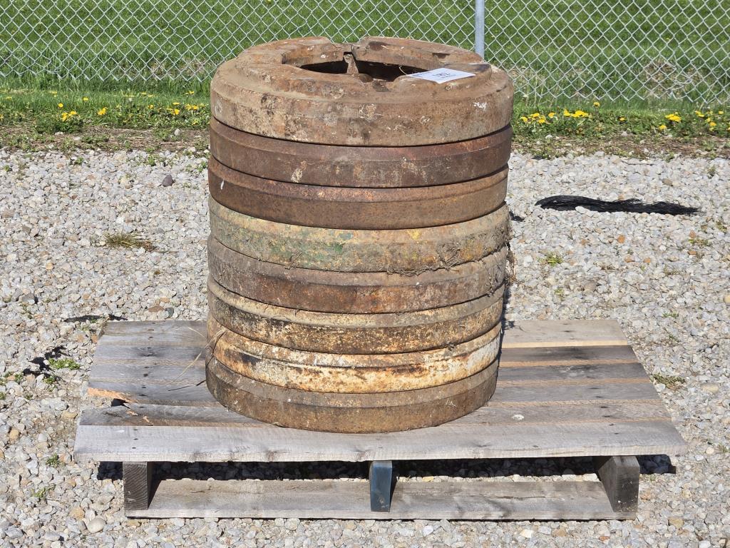 Round Massey Harris Rear Weights (8) $x8