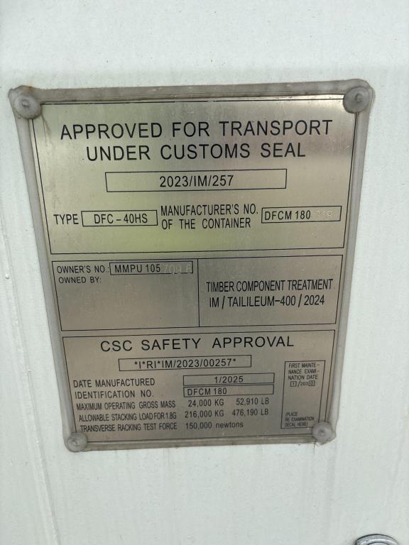 40 FT Container +