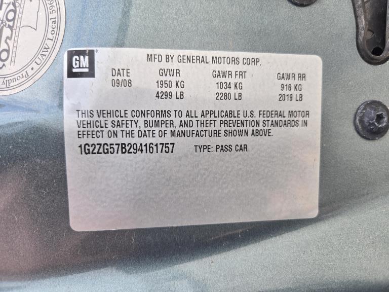 2009 Pontiac G6 VUT