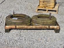 Round Massey Harris Rear Weights (4) $x4