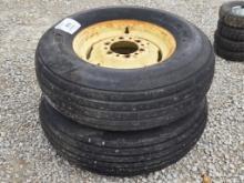 Implement Tires (2) with 6 Bolt Rims 9.5L-15
