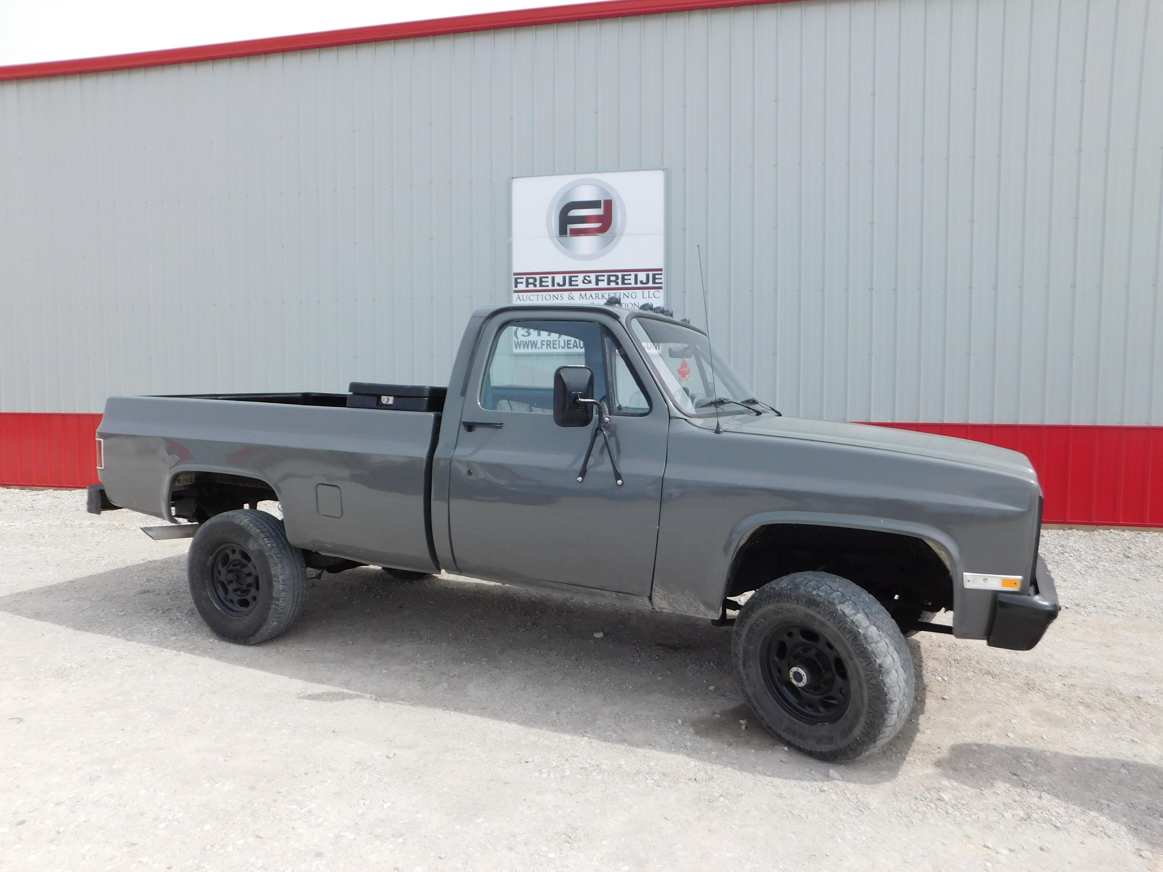 1986 Chevy K20 Miles Show: 73,688