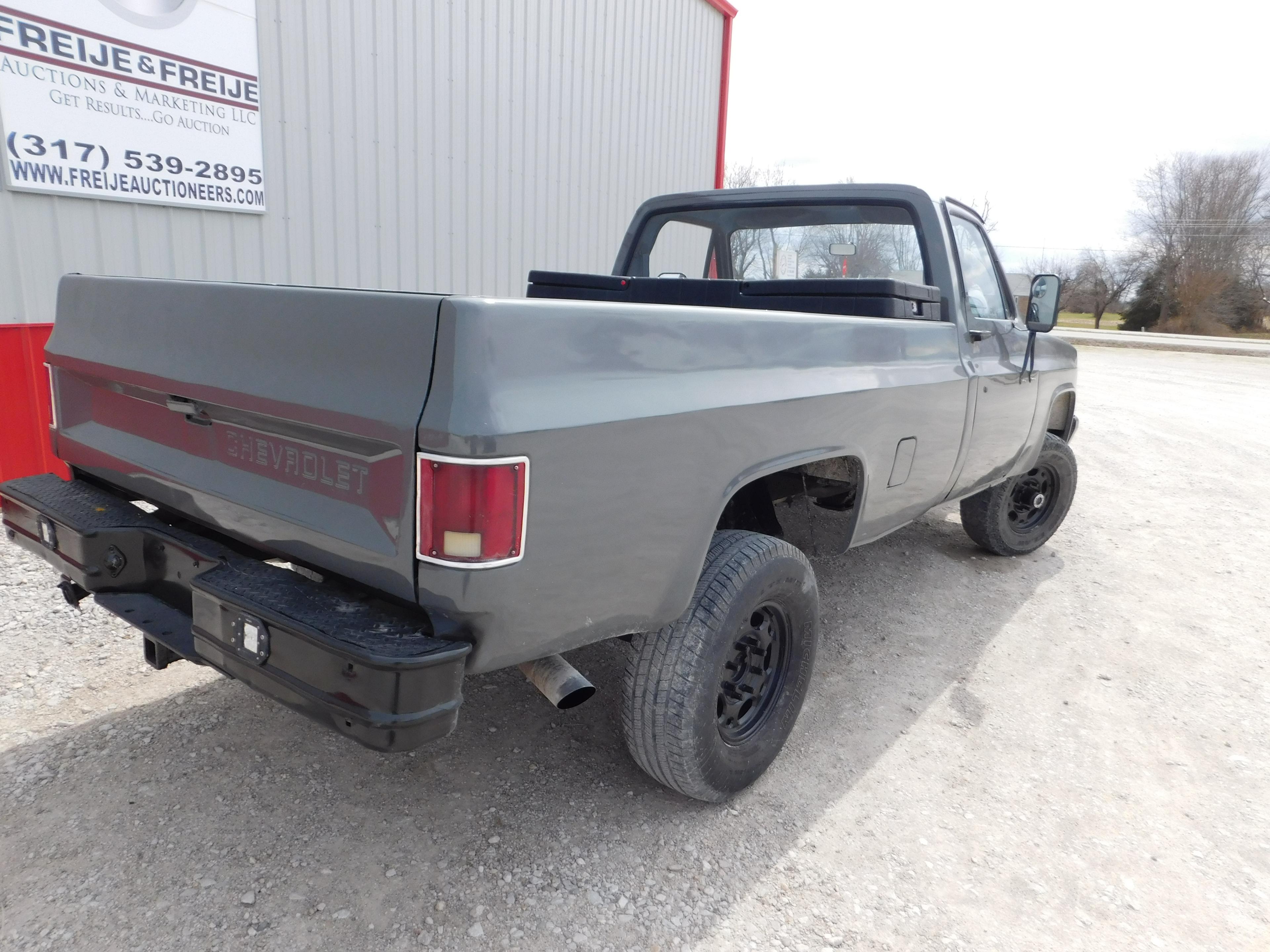 1986 Chevy K20 Miles Show: 73,688