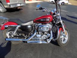 2012 Harley-Davidson XL1200C Miles Show: 000,725