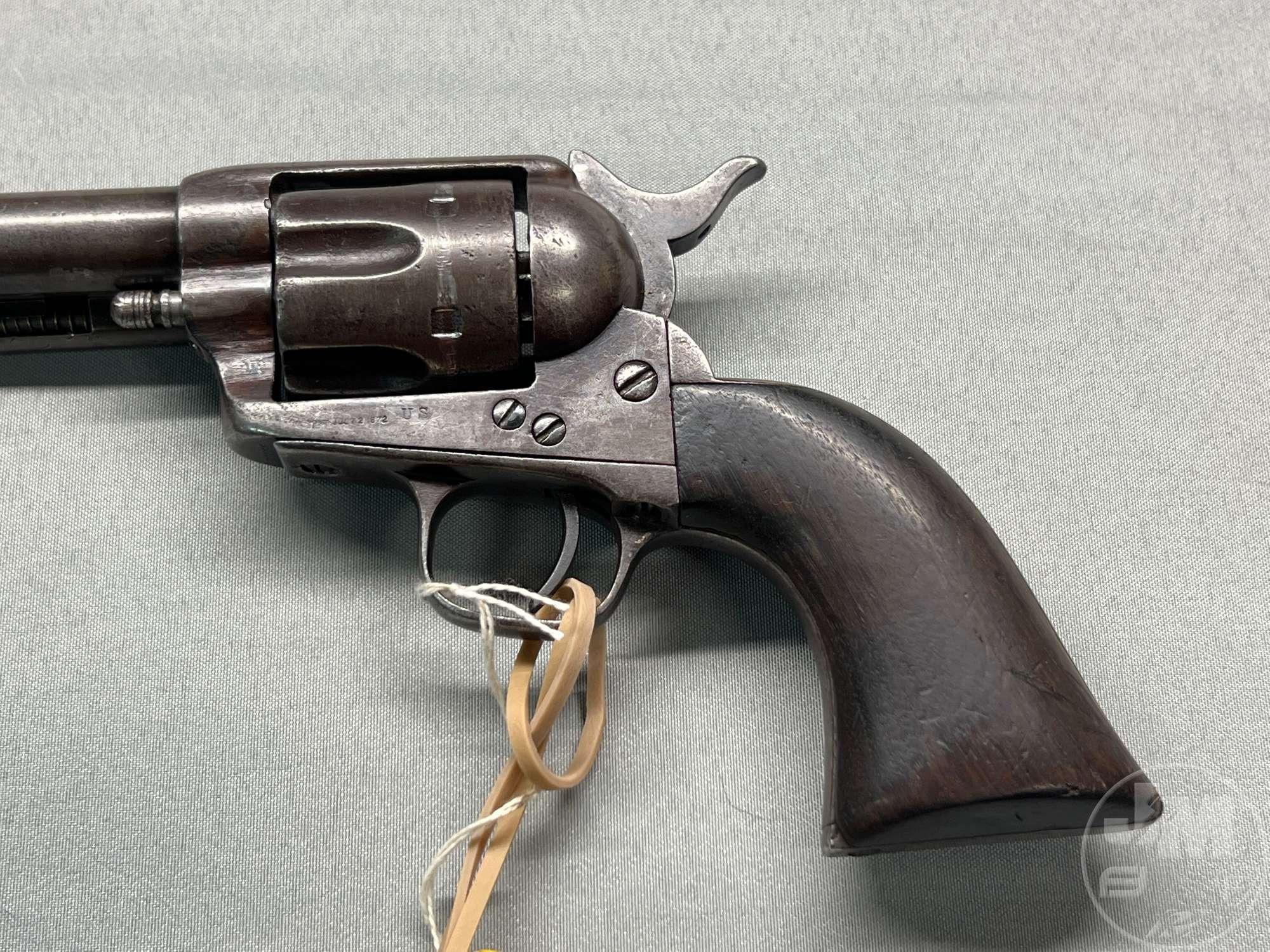 1874 COLT MODEL SINGLE ACTION ARMY CAVALRY MODEL .45 COLT