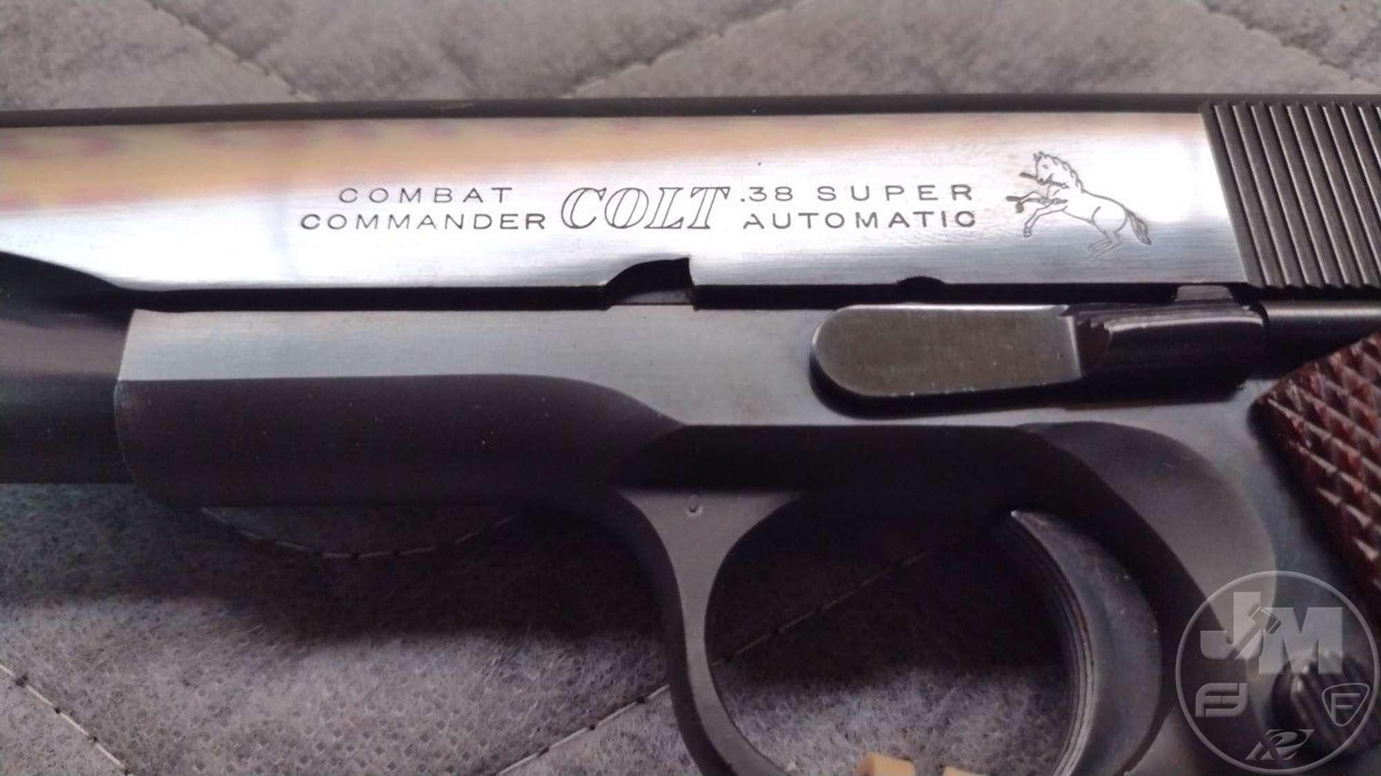 1976 COLT COMBAT COMMANDER .38 SUPER