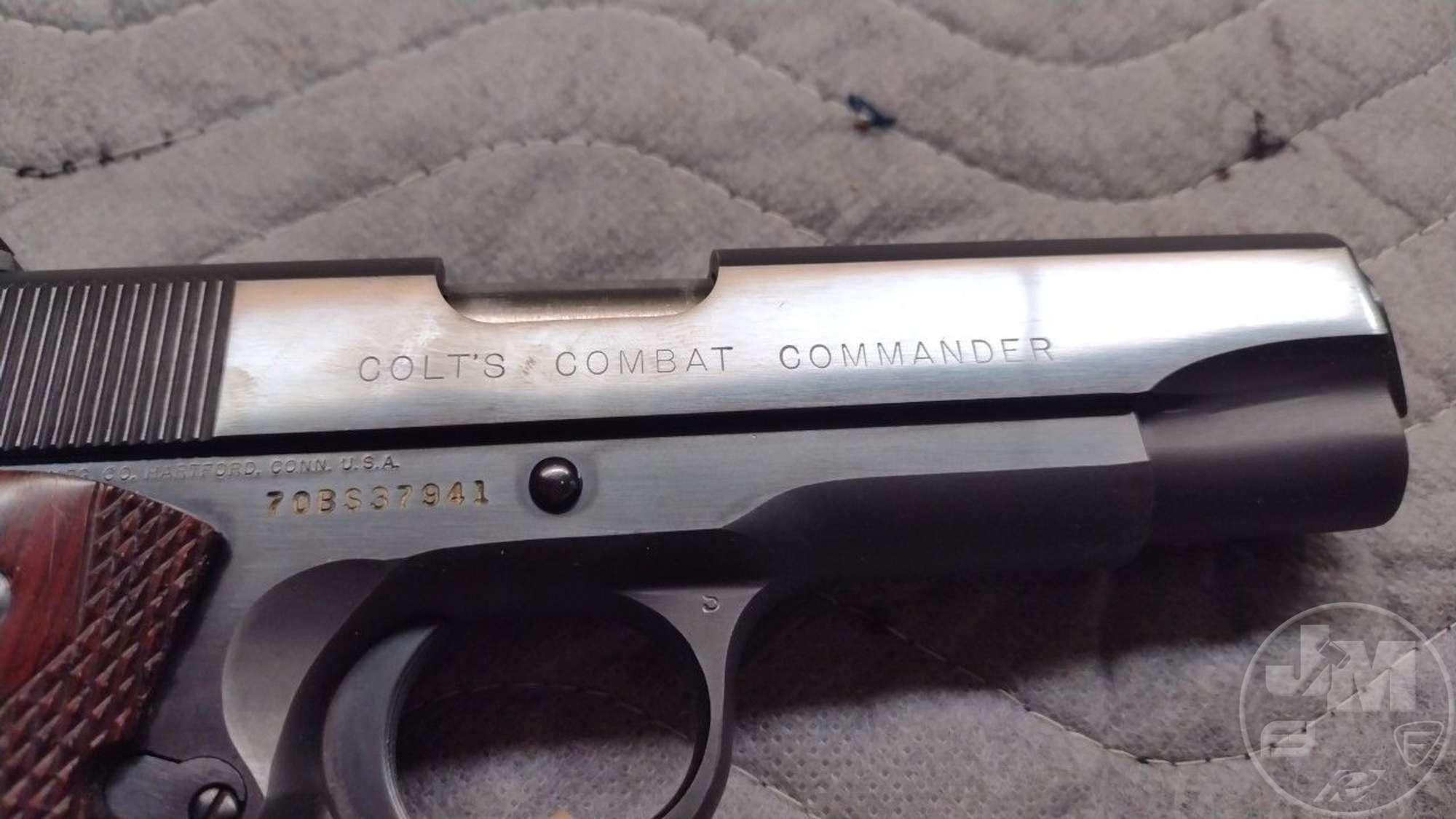 1976 COLT COMBAT COMMANDER .38 SUPER