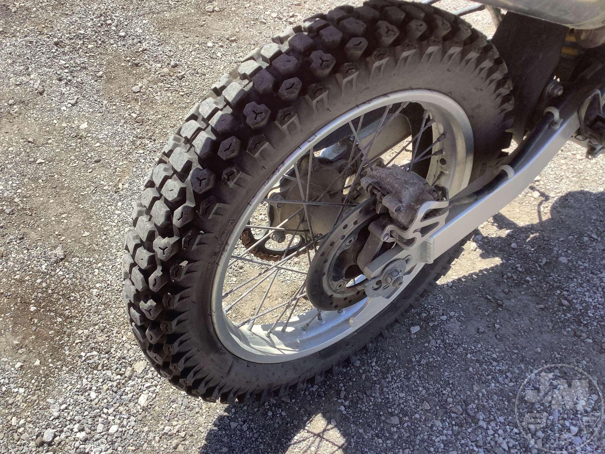 2007 HONDA XR650L MOTORCYCLE VIN: JH2RD06087K501825