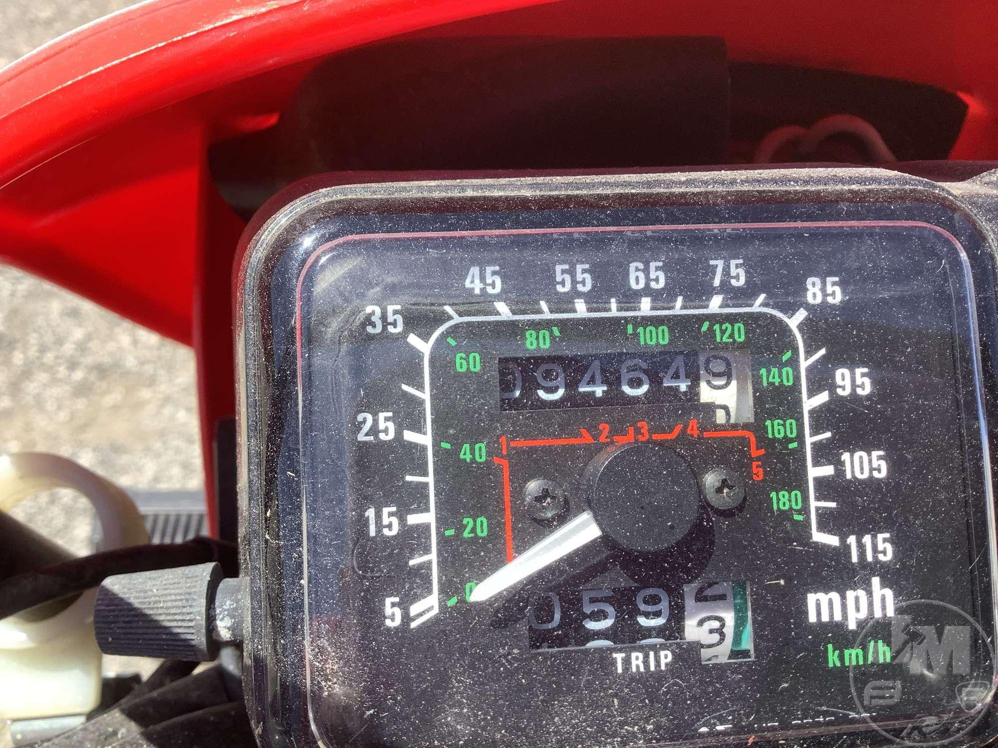 2007 HONDA XR650L MOTORCYCLE VIN: JH2RD06087K501825