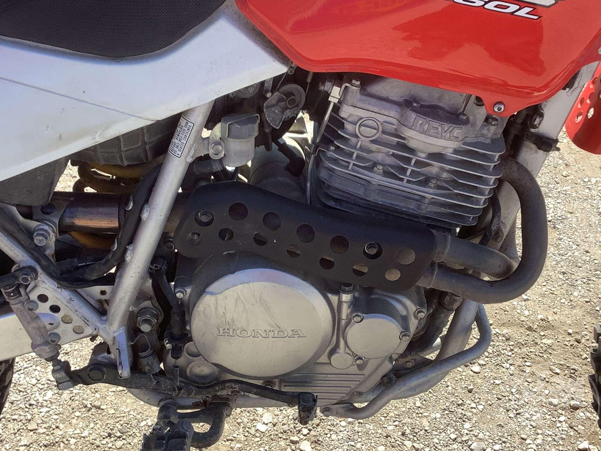 2007 HONDA XR650L MOTORCYCLE VIN: JH2RD06087K501825