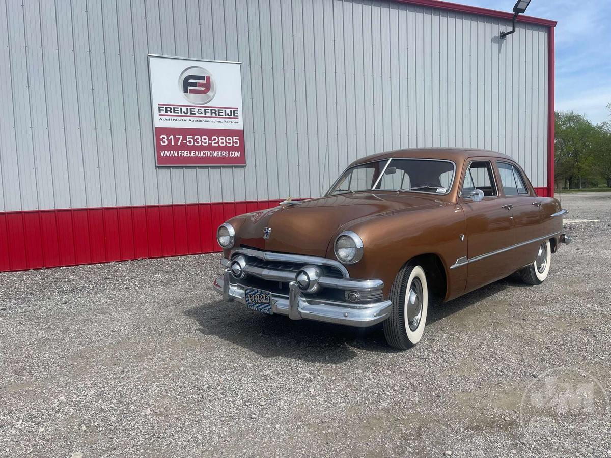 1951 FORD CUSTOM VIN: B1KC104807 SEDAN