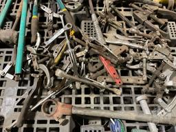 PALLET OF, PULLERS, CUTTERS, WRENCHES, ALLEN WRENCHES