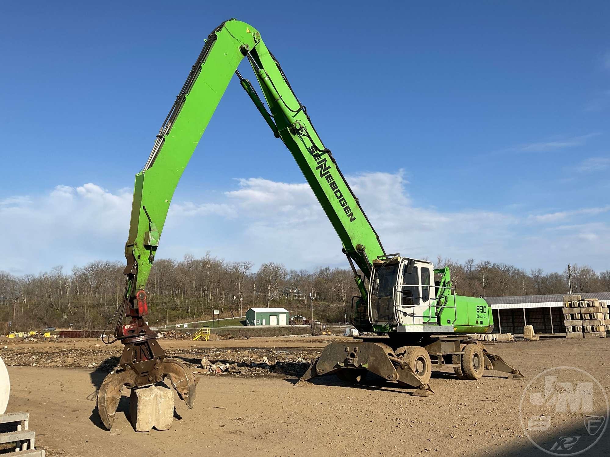 2012 SENNEBOGEN 830 MOBILE EXCAVATOR SN: 830.0.1216