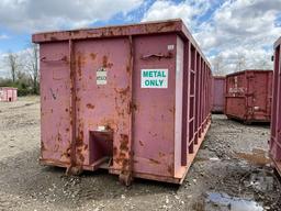 40 CY RECTANGLE ROLL-OFF CONTAINER