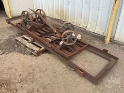 VINTAGE WAREHOUSE/ RAILROAD CART